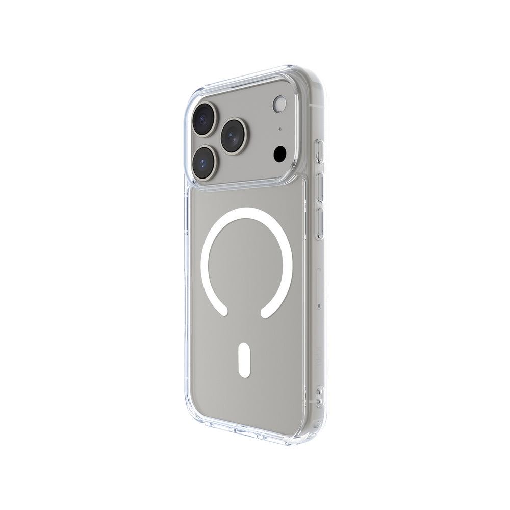 JCPal DualPro MagSafe Compatible Case - etui MagSafe do iPhone 17 Pro Max przeźroczyste