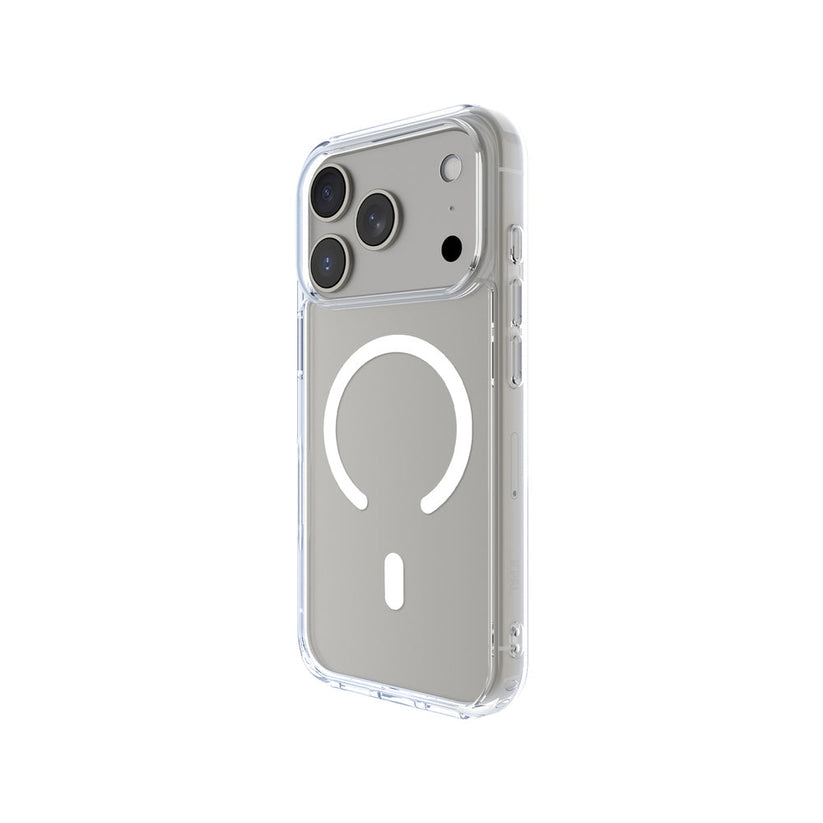 JCPal DualPro MagSafe Compatible Case - etui MagSafe do iPhone 17 Pro Max przeźroczyste