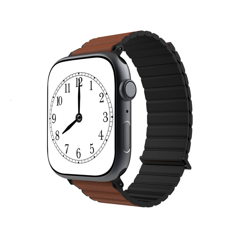 JCPal FlexDuo - pasek Apple Watch 38 40 41 42 mm czarny brązowy