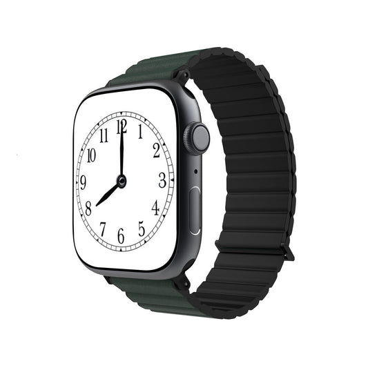JCPal FlexDuo - pasek Apple Watch 38 40 41 42 mm czarny zielony