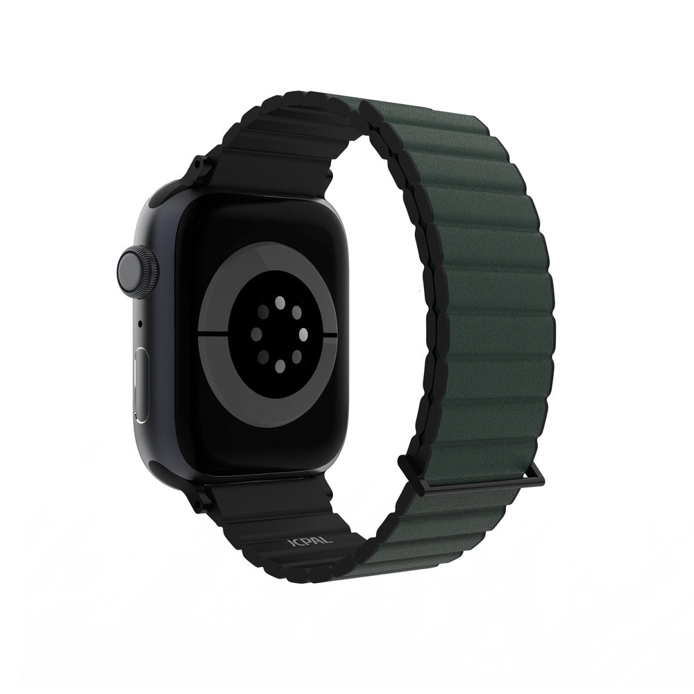 JCPal FlexDuo - pasek Apple Watch 38 40 41 42 mm czarny zielony