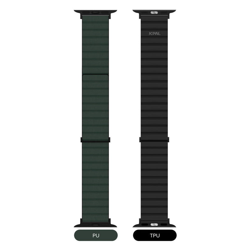JCPal FlexDuo - pasek Apple Watch 38 40 41 42 mm czarny zielony