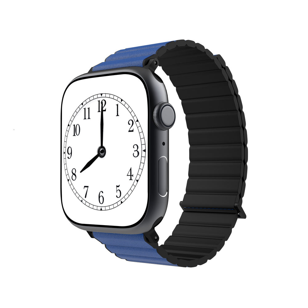 JCPal FlexDuo - pasek Apple Watch 38 40 41 42 mm czarny granatowy