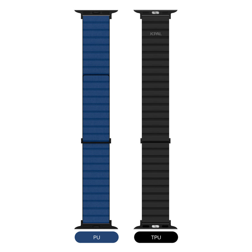 JCPal FlexDuo - pasek Apple Watch 38 40 41 42 mm czarny granatowy