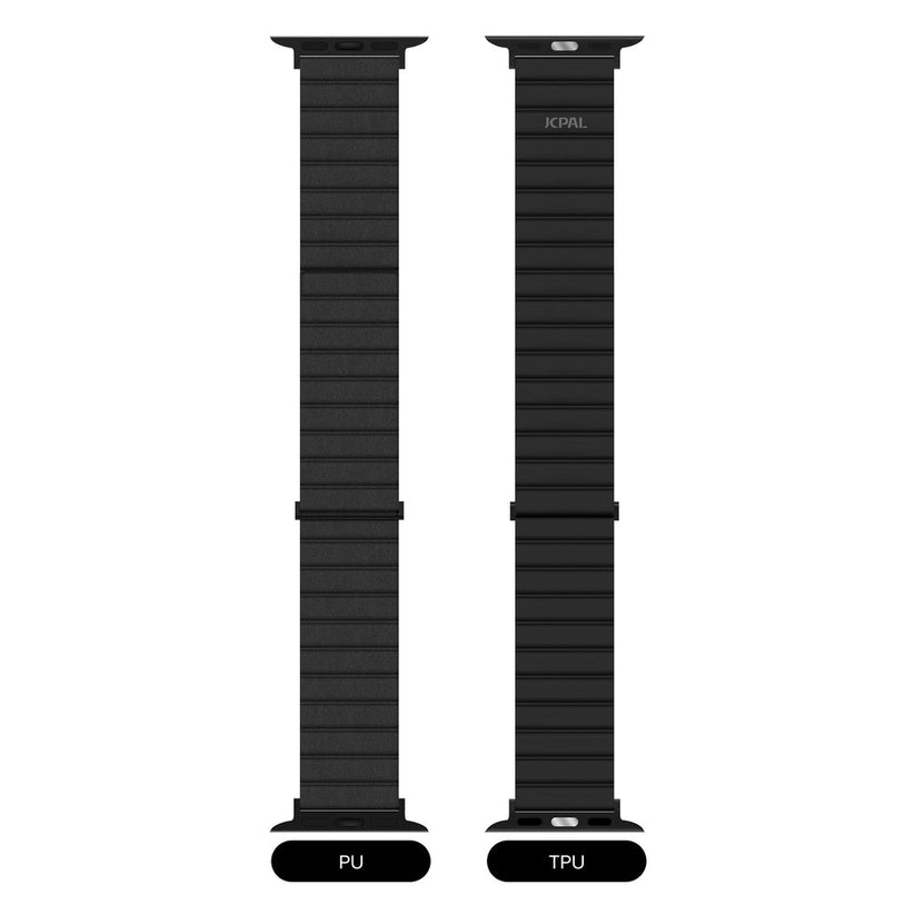 JCPal FlexDuo - pasek Apple Watch 38 40 41 42 mm czarny