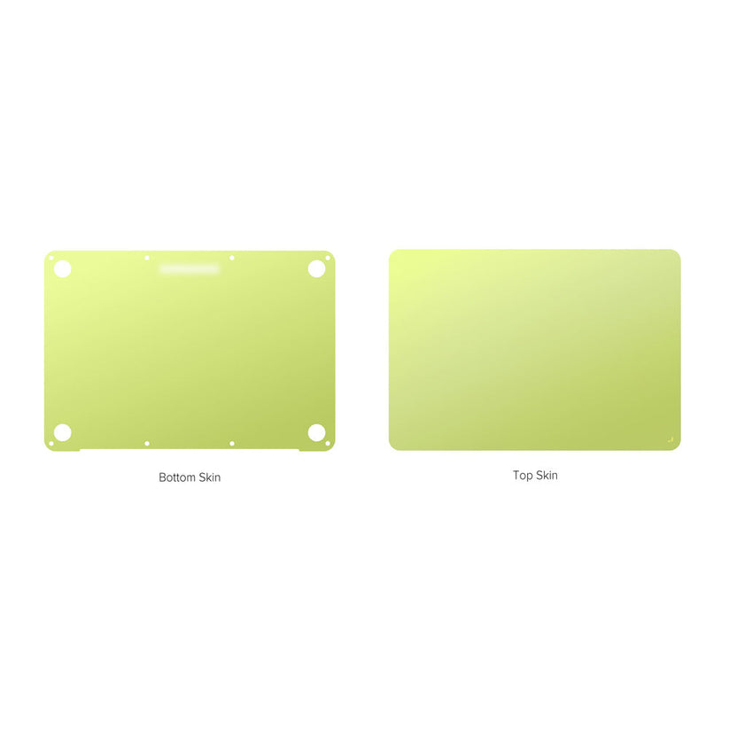 JCPal MacGuard 2in1 Protective Film Set - folia ochronna do MacBook Neo 13" żółta