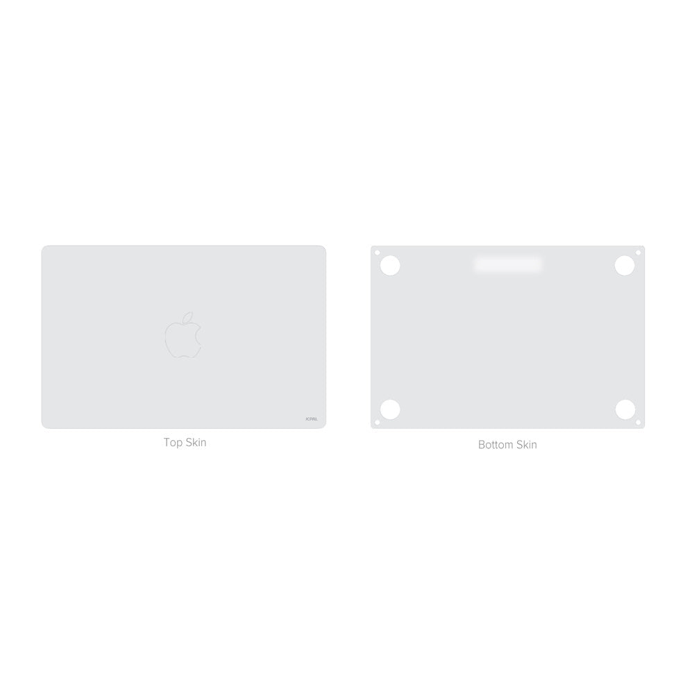 JCPal MacGuard 2in1 Skin Set do MacBook Air 15" M2 M3 M4 Silver