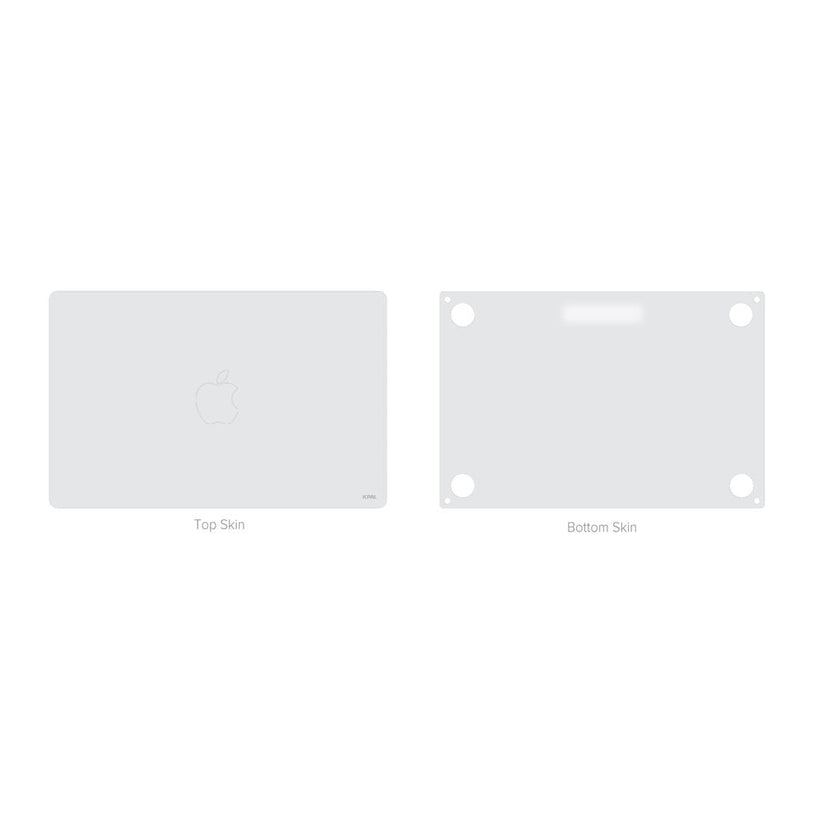 JCPal MacGuard 2in1 Skin Set do MacBook Air 15" M2 M3 M4 Silver