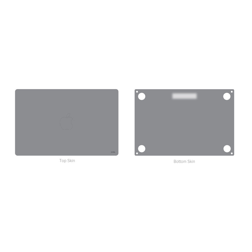 JCPal MacGuard 2in1 Skin Set do MacBook Air 15" M2 M3 M4 Space Grey