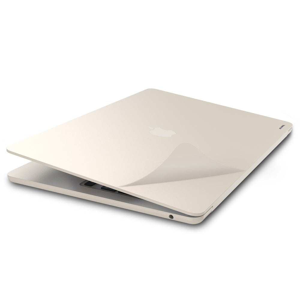 JCPal MacGuard 2in1 Skin Set do MacBook Air 15" M2 M3 M4 Starlight