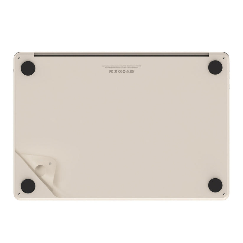 JCPal MacGuard 2in1 Skin Set do MacBook Air 15" M2 M3 M4 Starlight