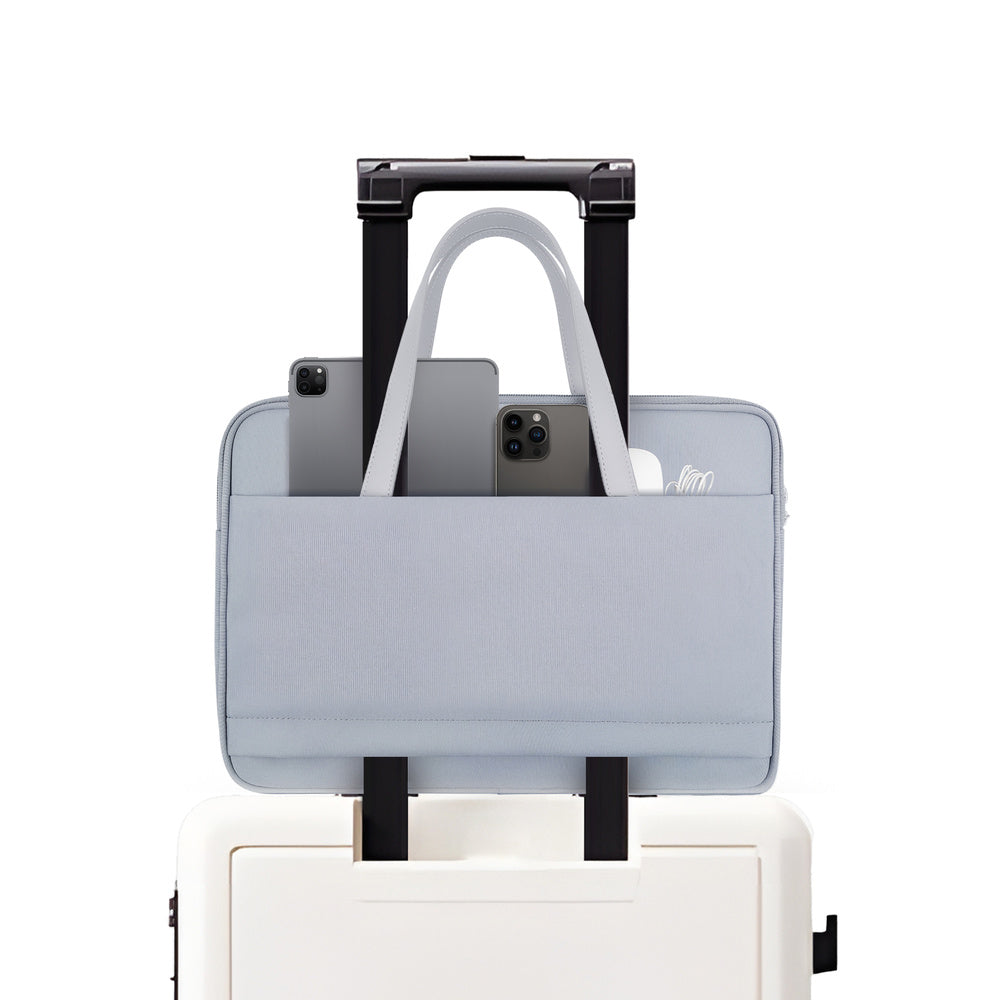 JCPal Milan Briefcase Sleeve - torba do MacBook 13 14" jasno szara