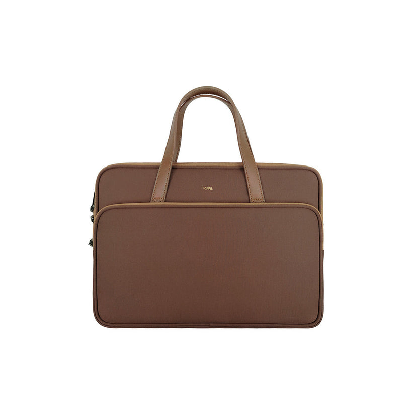 JCPal Milan Briefcase Sleeve - torba do MacBook 13 14" brązowa