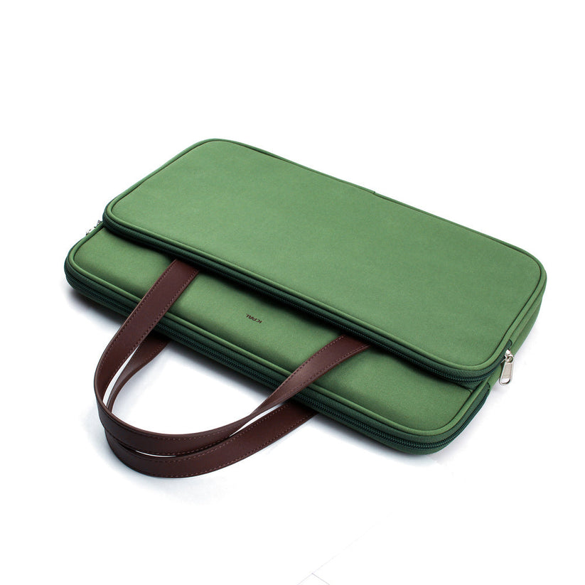 JCPal Milan Briefcase Sleeve - torba do MacBook 15 16" oliwkowa