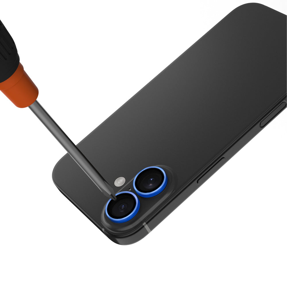 JCPal Preserver Camera Lens Protector - osłony na obiektywy do iPhone 16 16 Plus niebieskie
