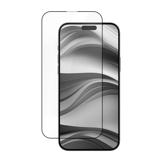 JCPal Preserver Tempered Glass Screen Protector - szkło hartowane do iPhone 16 Plus czarna ramka