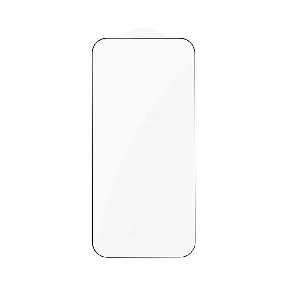 JCPal Preserver Tempered Glass Screen Protector - szkło hartowane do iPhone 16 Plus czarna ramka