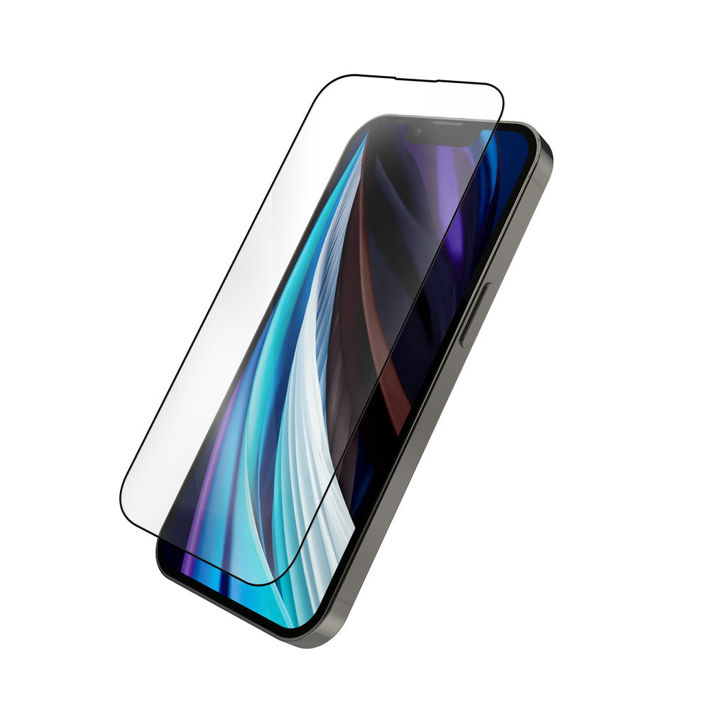 JCPal Preserver Tempered Glass Screen Protector - szkło hartowane do iPhone 17e 16e 14 13 Pro 13 czarna ramka