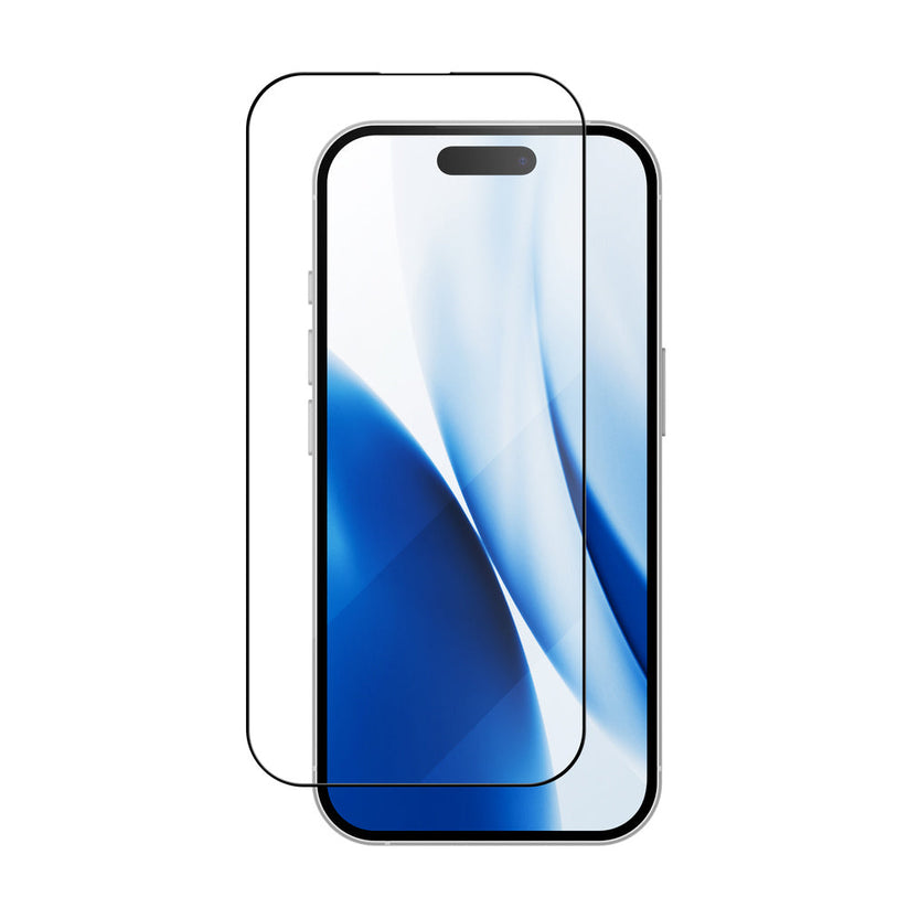 JCPal Preserver Tempered Glass Screen Protector - szkło hartowane do iPhone 17 Pro Max czarna ramka