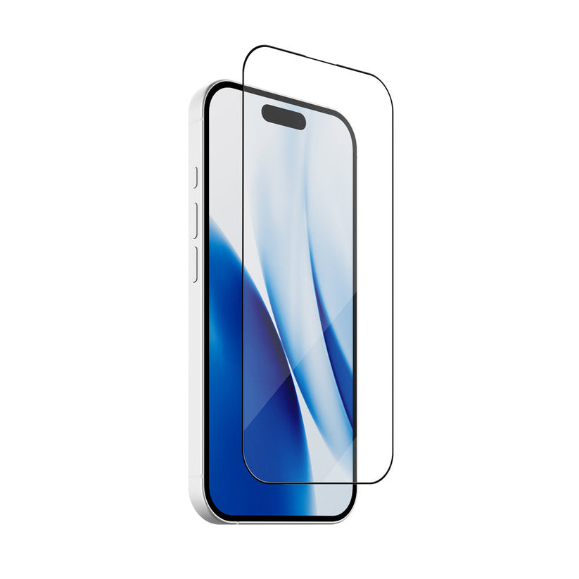 JCPal Preserver Tempered Glass Screen Protector - szkło hartowane do iPhone Air czarna ramka