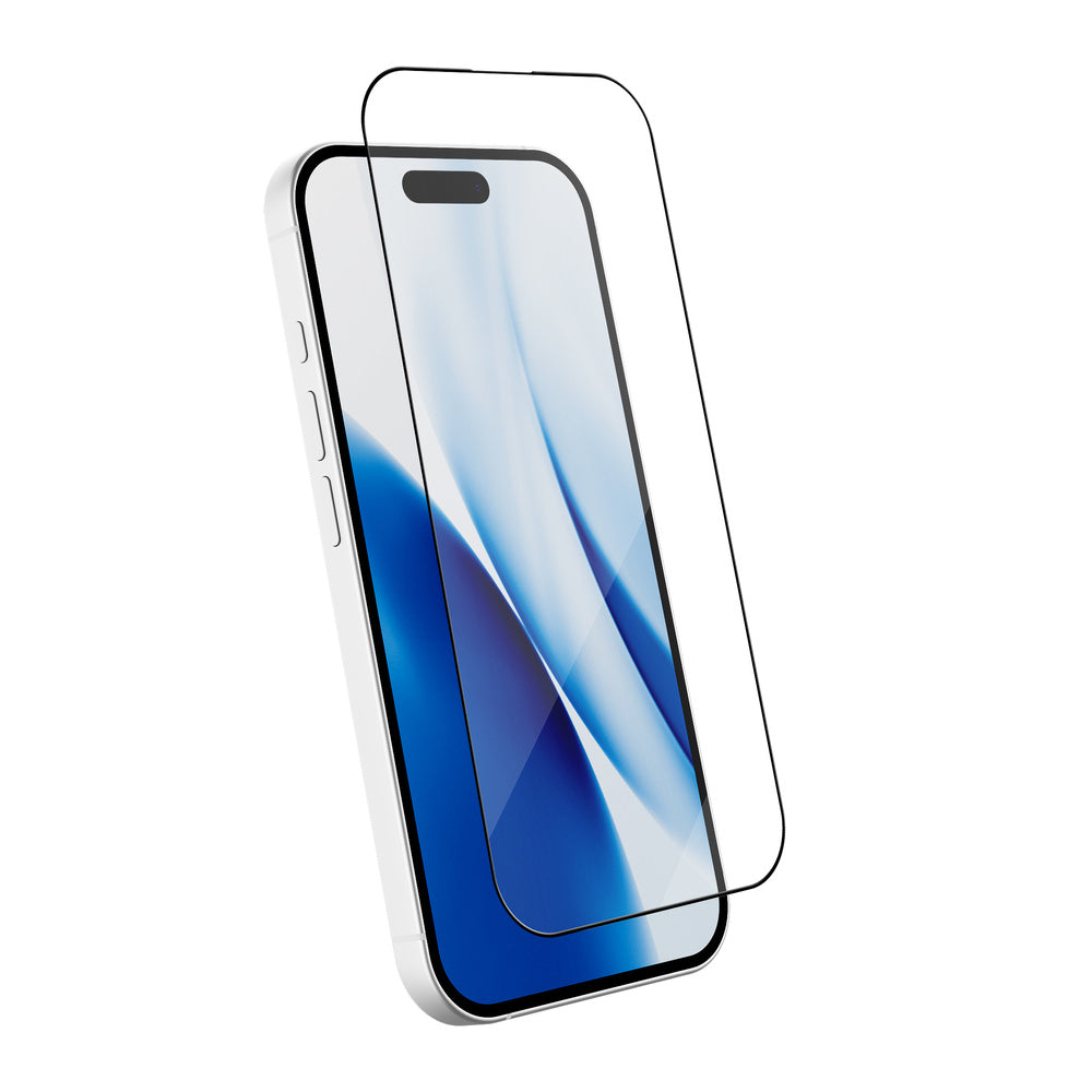 JCPal Preserver Tempered Glass Screen Protector - szkło hartowane do iPhone 17 Pro Max czarna ramka