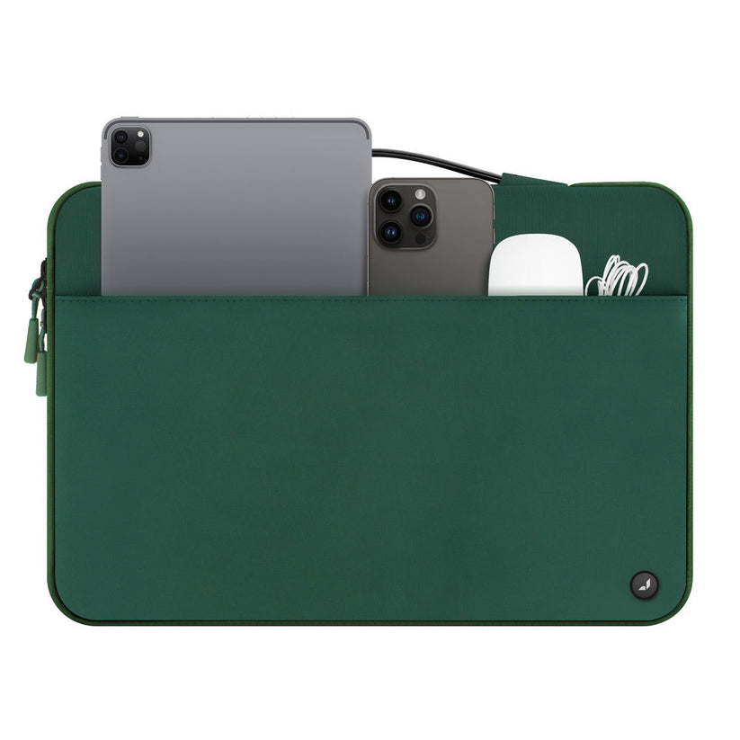 JCPal Nylon Business Style Sleeve - etui do MacBook 13 14" zielone