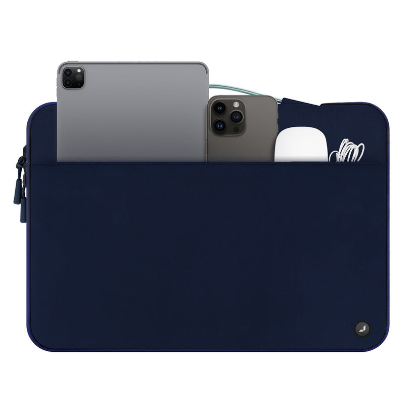 JCPal Nylon Business Style Sleeve - etui do MacBook 13 14" granatowe