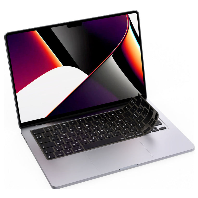 JCPal VerSkin w. KeyBoard Layout Ukrainian Russian do MacBook Air 13" M2-M4 Pro 14" M1-M4 Air 15" M2-M4 Pro 16" M1-M4