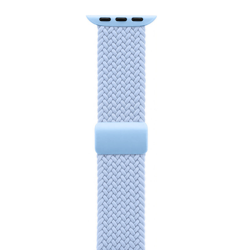 Crong Wave Band - pleciony pasek do Apple Watch 38/40/41/42 mm błękitny
