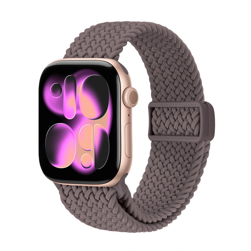 Crong Wave Band - pleciony pasek do Apple Watch 38/40/41/42 mm brązowy