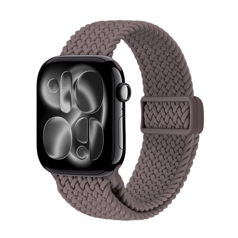 Crong Wave Band - pleciony pasek do Apple Watch 38/40/41/42 mm brązowy