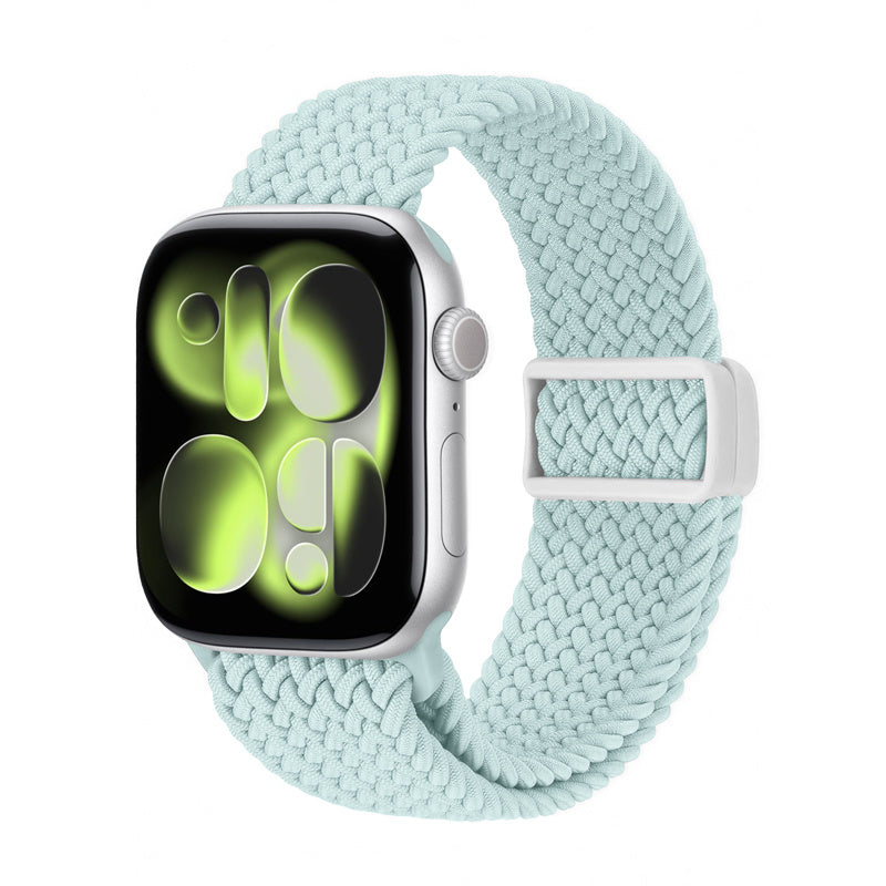Crong Wave Band - pleciony pasek do Apple Watch 38/40/41/42 mm miętowy