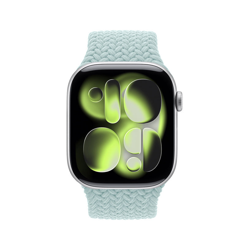 Crong Wave Band - pleciony pasek do Apple Watch 38/40/41/42 mm miętowy