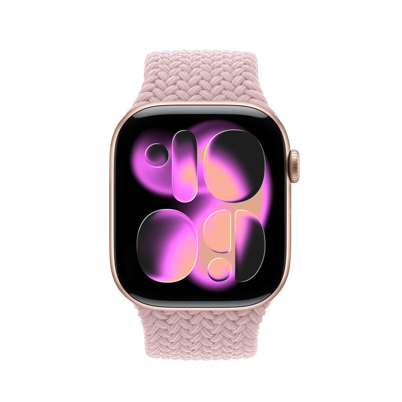 Crong Wave Band - pleciony pasek do Apple Watch 38/40/41/42 mm różowy