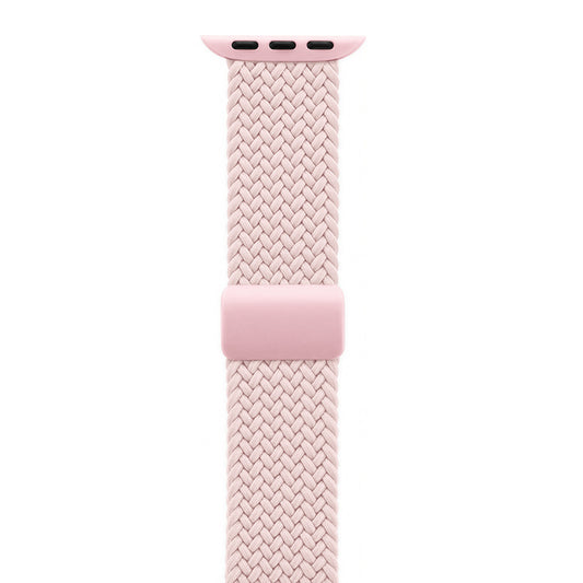 Crong Wave Band - pleciony pasek do Apple Watch 38/40/41/42 mm różowy