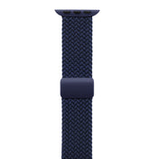 Crong Wave Band - pleciony pasek do Apple Watch 44/45/46/49 mm granatowy