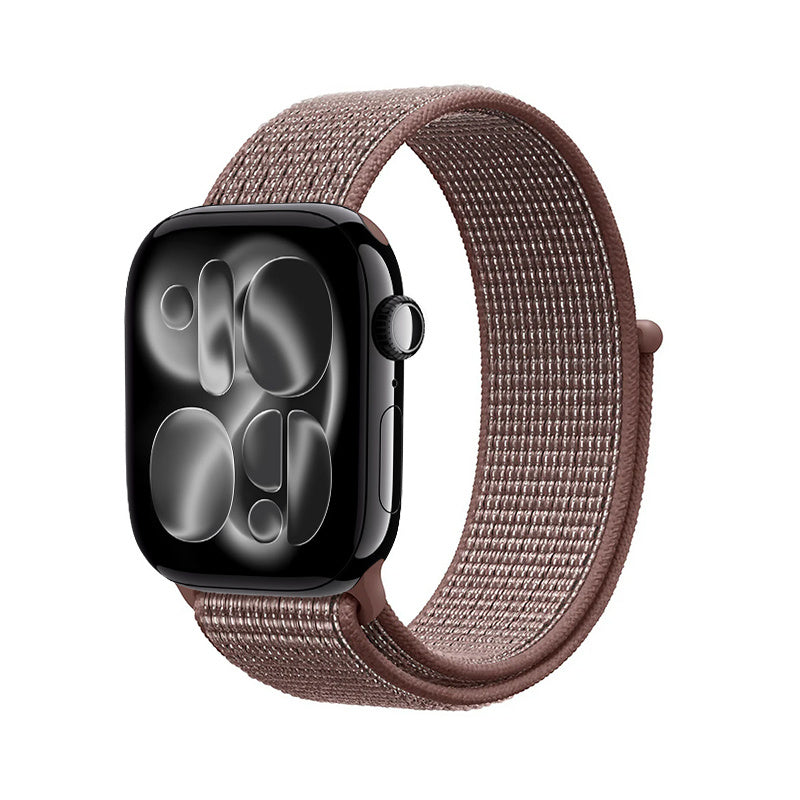 Crong Nylon - Pasek sportowy do Apple Watch 38 40 41 42 mm Smokey mauve