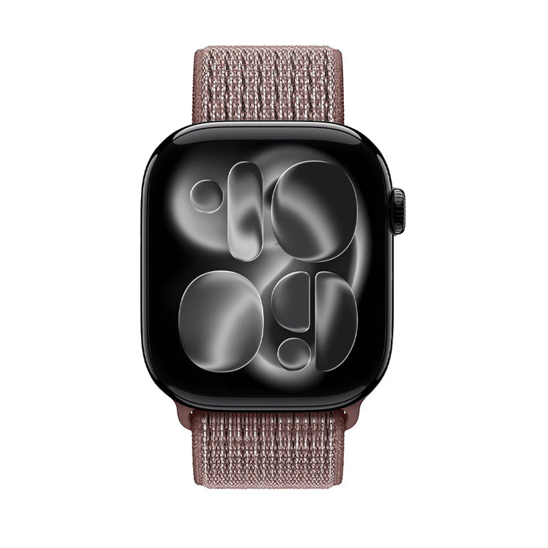 Crong Nylon - Pasek sportowy do Apple Watch 38 40 41 42 mm Smokey mauve