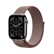 Crong Nylon - Pasek sportowy do Apple Watch 38 40 41 42 mm Smokey mauve
