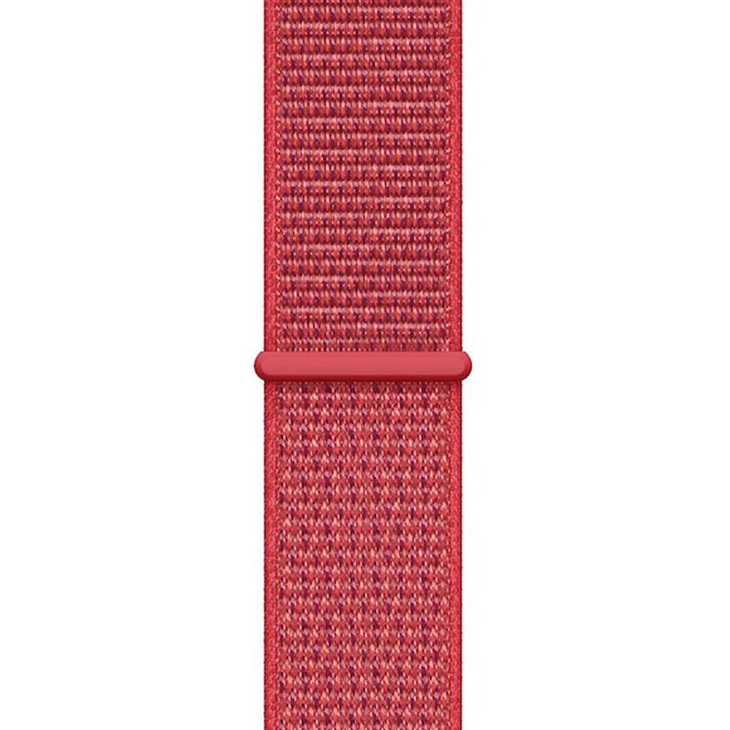 Crong Nylon - Pasek sportowy do Apple Watch 38 40 41 42 mm Red fusion
