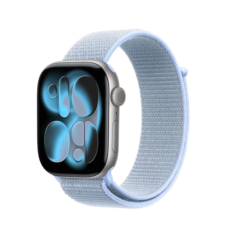 Crong Nylon - Pasek sportowy do Apple Watch 38 40 41 42 mm Cool blue