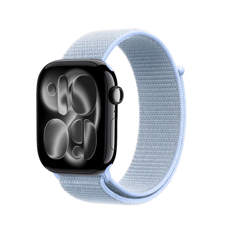 Crong Nylon - Pasek sportowy do Apple Watch 38 40 41 42 mm Cool blue