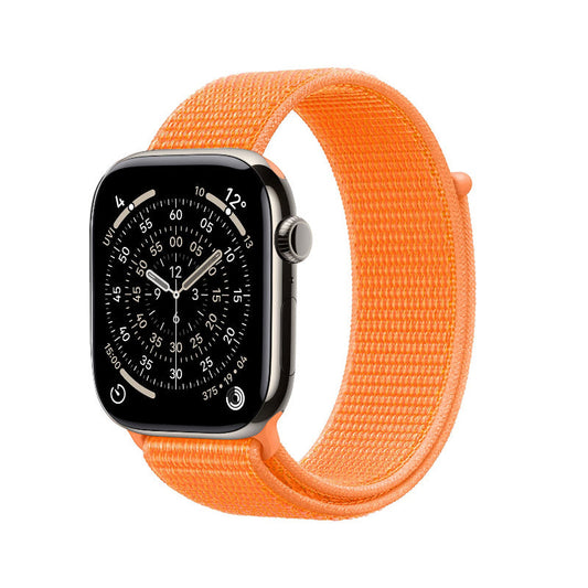 Crong Nylon - Pasek sportowy do Apple Watch 38 40 41 42 mm Tropical orange