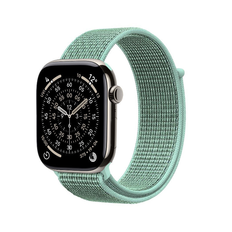 Crong Nylon - Pasek sportowy do Apple Watch 38 40 41 42 mm Atlantic green