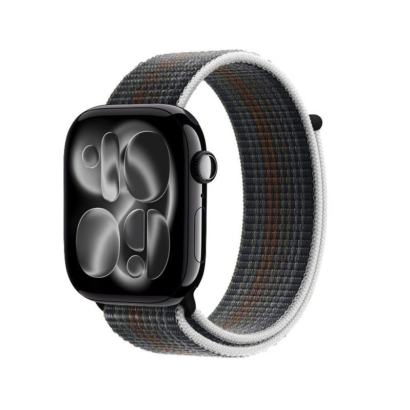 Crong Nylon Band - Pasek sportowy Apple Watch 44 45 46 49 mm Midnight run