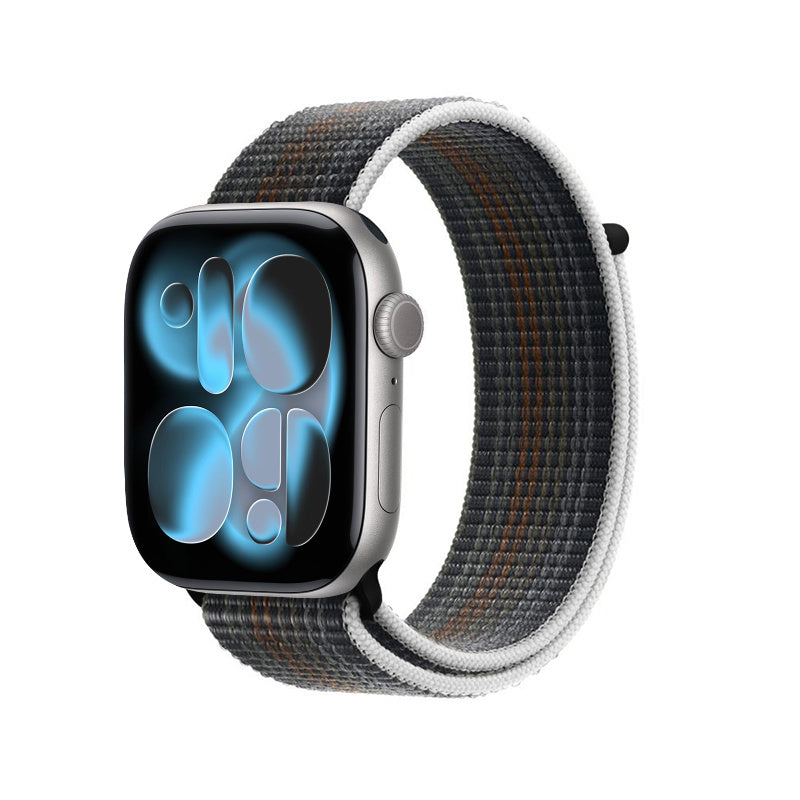 Crong Nylon Band - Pasek sportowy Apple Watch 44 45 46 49 mm Midnight run