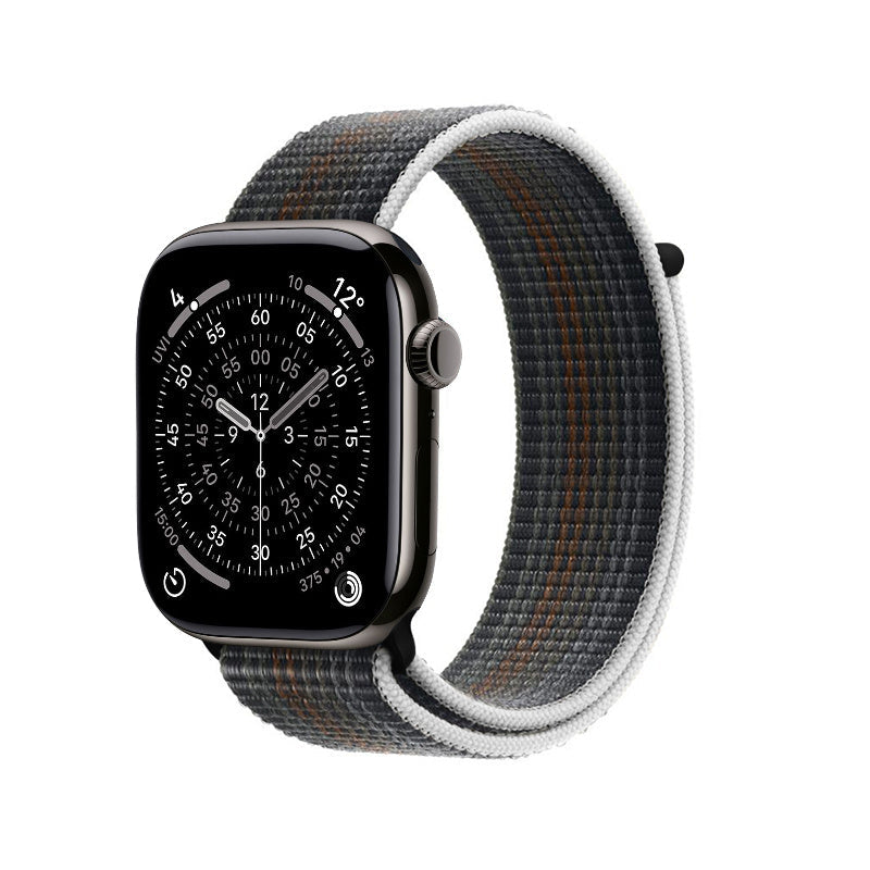 Crong Nylon Band - Pasek sportowy Apple Watch 44 45 46 49 mm Midnight run