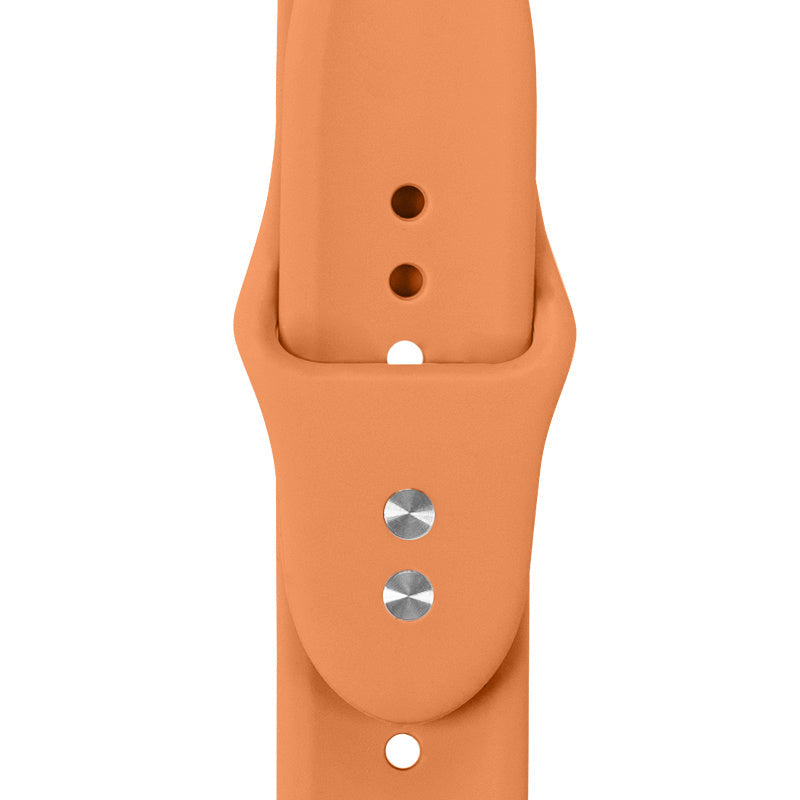 Crong Liquid - Pasek do Apple Watch 38 40 41 42mm pomarańczowy