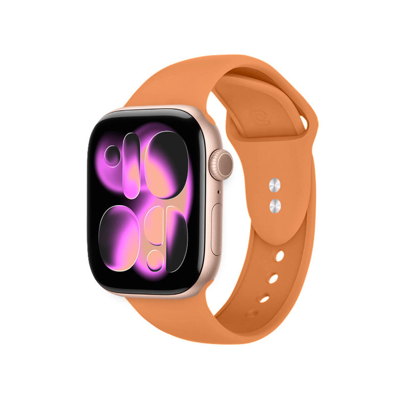 Crong Liquid - Pasek do Apple Watch 38 40 41 42mm pomarańczowy