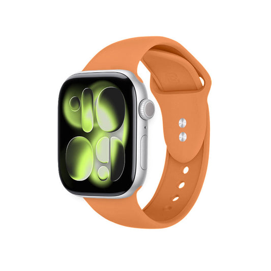 Crong Liquid - Pasek do Apple Watch 38 40 41 42mm pomarańczowy